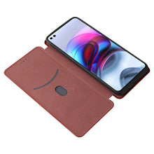 Load image into Gallery viewer, Carbon Fiber Texture Magnetic Horizontal Flip TPU + PC + PU Leather Case with Card Slot, For Motorola Edge S, For Nokia 7.3, For Nokia 6.3, For Samsung Galaxy A32 4G
