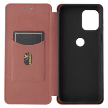 Load image into Gallery viewer, Carbon Fiber Texture Magnetic Horizontal Flip TPU + PC + PU Leather Case with Card Slot, For Motorola Edge S, For Nokia 7.3, For Nokia 6.3, For Samsung Galaxy A32 4G