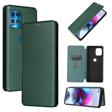 Load image into Gallery viewer, Carbon Fiber Texture Magnetic Horizontal Flip TPU + PC + PU Leather Case with Card Slot, For Motorola Edge S, For Nokia 7.3, For Nokia 6.3, For Samsung Galaxy A32 4G