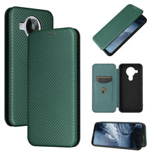 Load image into Gallery viewer, Carbon Fiber Texture Magnetic Horizontal Flip TPU + PC + PU Leather Case with Card Slot, For Motorola Edge S, For Nokia 7.3, For Nokia 6.3, For Samsung Galaxy A32 4G