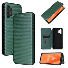 Load image into Gallery viewer, Carbon Fiber Texture Magnetic Horizontal Flip TPU + PC + PU Leather Case with Card Slot, For Motorola Edge S, For Nokia 7.3, For Nokia 6.3, For Samsung Galaxy A32 4G