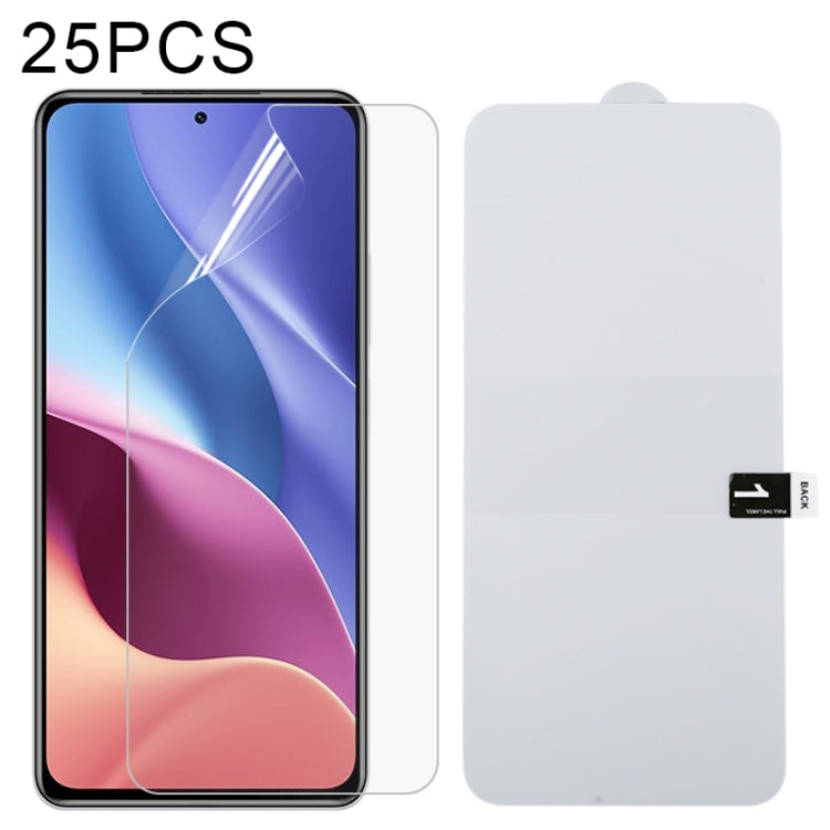 25 PCS Full Screen Protector Explosion-proof Hydrogel Film, For Xiaomi Redmi K40 / K40 Pro (25 PCS), For OPPO Realme GT 5G / Realme GT Master (25 PCS), For Xiaomi Redmi K40 Pro+ (25 PCS), For Xiaomi Redmi Note 10 4G / 5G / Note 10s (25 PCS)            ...