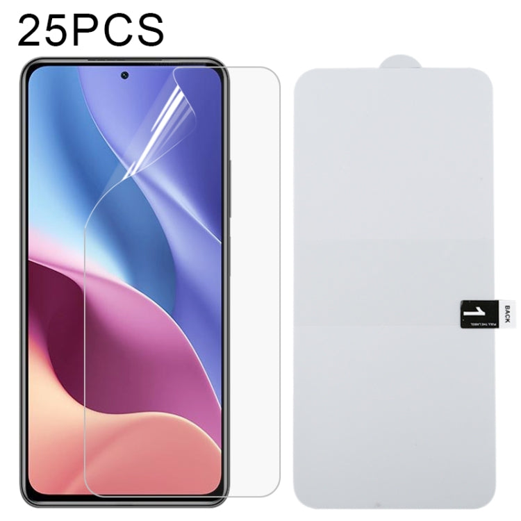 25 PCS Full Screen Protector Explosion-proof Hydrogel Film, For Xiaomi Redmi K40 / K40 Pro (25 PCS), For OPPO Realme GT 5G / Realme GT Master (25 PCS), For Xiaomi Redmi K40 Pro+ (25 PCS), For Xiaomi Redmi Note 10 4G / 5G / Note 10s (25 PCS)            ...