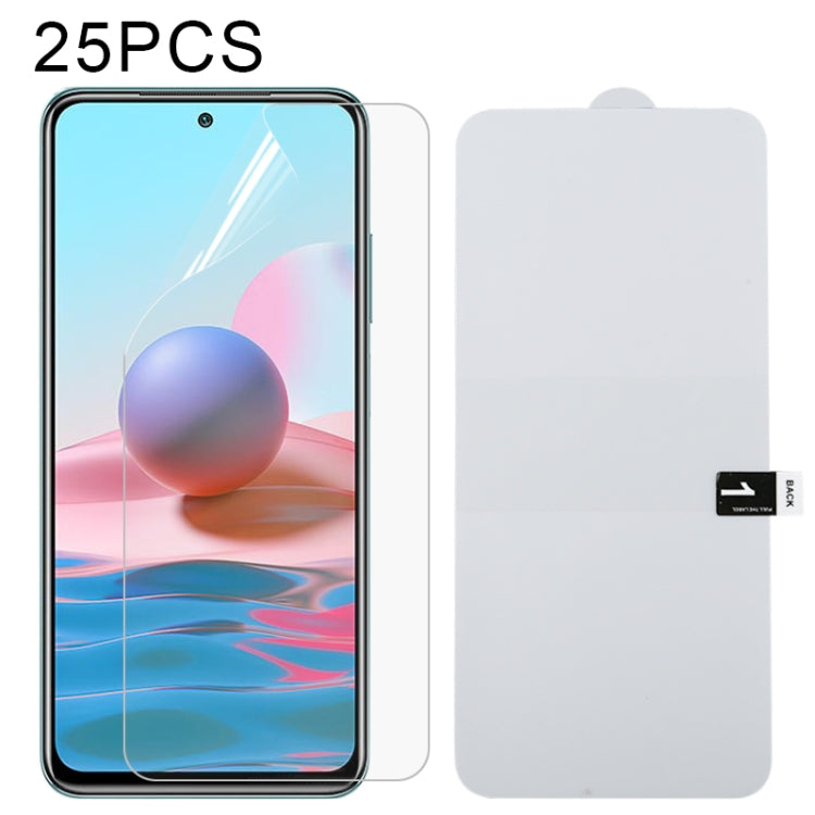 25 PCS Full Screen Protector Explosion-proof Hydrogel Film, For OPPO Realme GT 5G / Realme GT Master (25 PCS), For Xiaomi Redmi K40 / K40 Pro (25 PCS), For Xiaomi Redmi K40 Pro+ (25 PCS), For Xiaomi Redmi Note 10 4G / 5G / Note 10s (25 PCS)            ...