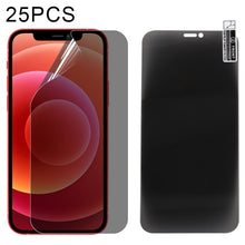 Load image into Gallery viewer, 25 PCS 0.1mm 2.5D Full Cover Anti-spy Screen Protector Explosion-proof Hydrogel Film, For iPhone 12 mini (25 PCS), For iPhone 12 (25 PCS), For iPhone 12 Pro (25 PCS), For iPhone 12 Pro Max (25 PCS)