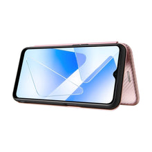 Load image into Gallery viewer, Carbon Fiber Texture Magnetic Horizontal Flip TPU + PC + PU Leather Case with Card Slot, For OPPO A55 5G, For Motorola Moto E7 Power, For Google Pixel 5a 5G, For Samsung Galaxy A02 / M02, For OPPO A93 5G