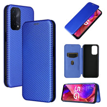 Load image into Gallery viewer, Carbon Fiber Texture Magnetic Horizontal Flip TPU + PC + PU Leather Case with Card Slot, For OPPO A55 5G, For Motorola Moto E7 Power, For Google Pixel 5a 5G, For Samsung Galaxy A02 / M02, For OPPO A93 5G
