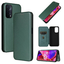 Load image into Gallery viewer, Carbon Fiber Texture Magnetic Horizontal Flip TPU + PC + PU Leather Case with Card Slot, For OPPO A55 5G, For Motorola Moto E7 Power, For Google Pixel 5a 5G, For Samsung Galaxy A02 / M02, For OPPO A93 5G
