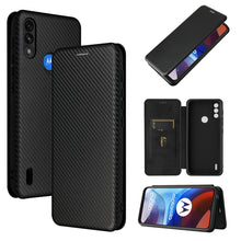 Load image into Gallery viewer, Carbon Fiber Texture Magnetic Horizontal Flip TPU + PC + PU Leather Case with Card Slot, For OPPO A55 5G, For Motorola Moto E7 Power, For Google Pixel 5a 5G, For Samsung Galaxy A02 / M02, For OPPO A93 5G