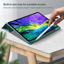 Load image into Gallery viewer, Mutural Pinyue Series PC + TPU Horizontal Flip Leather Case with Holder &amp; Pen Slot &amp; Sleep / Wake-up Function, For iPad Pro 11 (2021) / (2020), For iPad Pro 12.9 2022 / 2021 / 2020, For iPad Pro 11 (2021), For iPad Pro 12.9 2022 / 2021