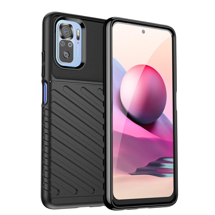 Thunderbolt Shockproof TPU Protective Soft Case, For Xiaomi Redmi Note 10