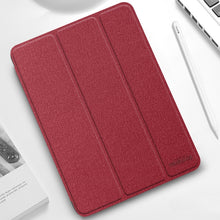 Load image into Gallery viewer, Mutural YASHI Series TPU + PU Cloth Pattern Texture Horizontal Flip Leather Case with Three-folding Holder &amp; Pen Slot &amp; Wake-up / Sleep Function, For iPad Pro 11 (2021), For iPad Pro 12.9 2022 / 2021