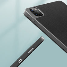 Load image into Gallery viewer, Mutural YASHI Series TPU + PU Cloth Pattern Texture Horizontal Flip Leather Case with Three-folding Holder &amp; Pen Slot &amp; Wake-up / Sleep Function, For iPad Pro 11 (2021), For iPad Pro 12.9 2022 / 2021