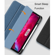 Load image into Gallery viewer, Mutural YASHI Series TPU + PU Cloth Pattern Texture Horizontal Flip Leather Case with Three-folding Holder &amp; Pen Slot &amp; Wake-up / Sleep Function, For iPad Pro 11 (2021), For iPad Pro 12.9 2022 / 2021