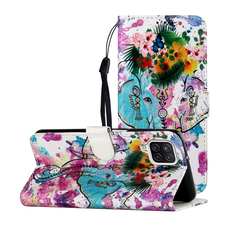 Oil Embossed Coloured Drawing Pattern Horizontal Flip PU Leather Case with Holder & Card Slots & Wallet, For Samsung Galaxy A02s, For Samsung Galaxy A12, For Samsung Galaxy M31