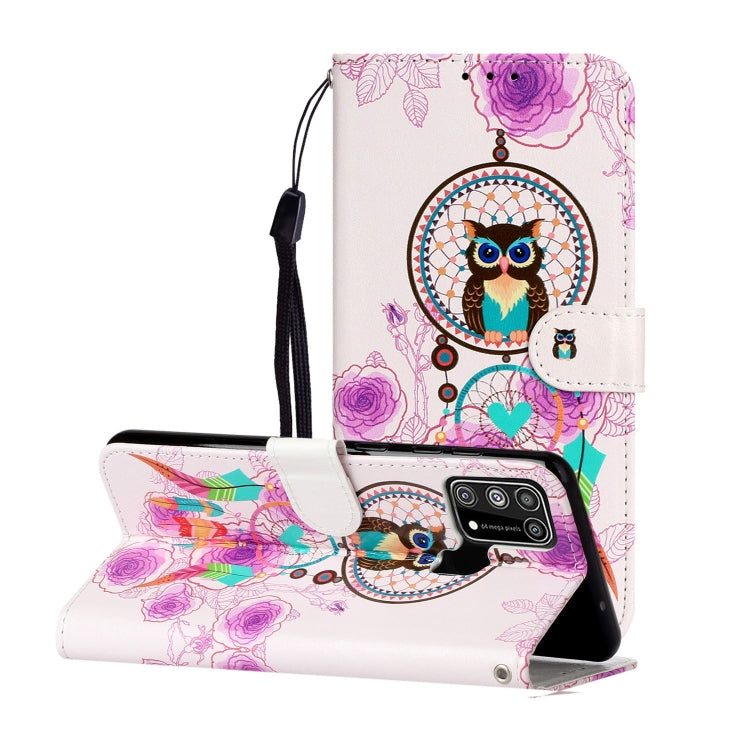 Oil Embossed Coloured Drawing Pattern Horizontal Flip PU Leather Case with Holder & Card Slots & Wallet, For Samsung Galaxy A02s, For Samsung Galaxy A12, For Samsung Galaxy M31