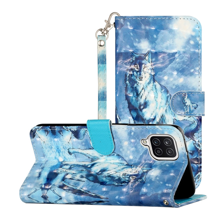 3D Pattern Horizontal Flip Leather Case with Holder & Card Slots & Wallet, For Samsung Galaxy A12, For Samsung Galaxy M31
