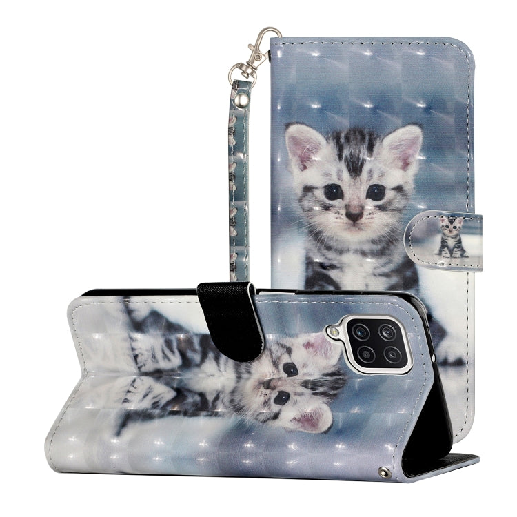 3D Pattern Horizontal Flip Leather Case with Holder & Card Slots & Wallet, For Samsung Galaxy A12, For Samsung Galaxy M31