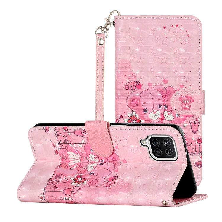 3D Pattern Horizontal Flip Leather Case with Holder & Card Slots & Wallet, For Samsung Galaxy A12, For Samsung Galaxy M31
