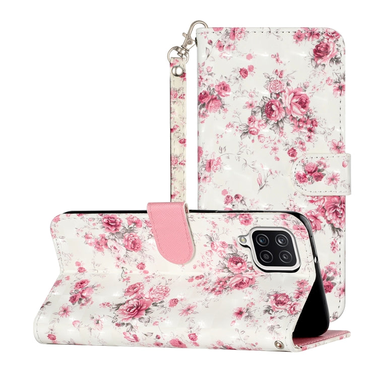 3D Pattern Horizontal Flip Leather Case with Holder & Card Slots & Wallet, For Samsung Galaxy A12, For Samsung Galaxy M31