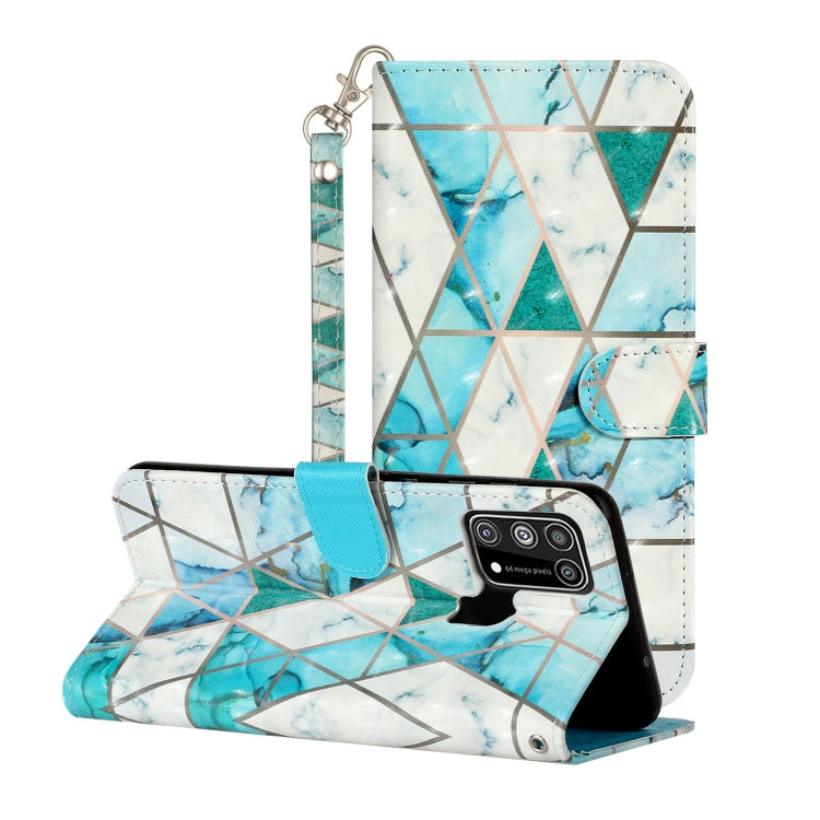 3D Pattern Horizontal Flip Leather Case with Holder & Card Slots & Wallet, For Samsung Galaxy A12, For Samsung Galaxy M31