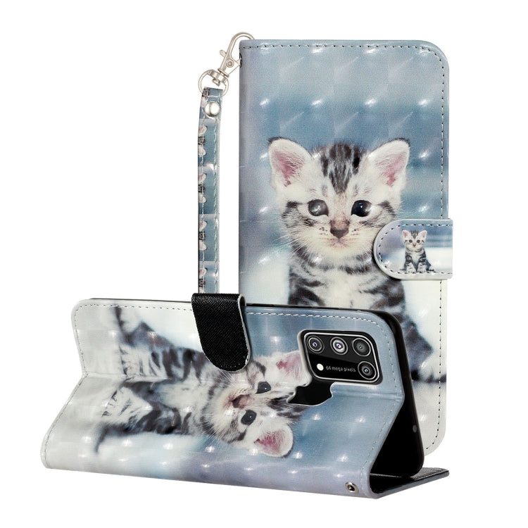 3D Pattern Horizontal Flip Leather Case with Holder & Card Slots & Wallet, For Samsung Galaxy A12, For Samsung Galaxy M31