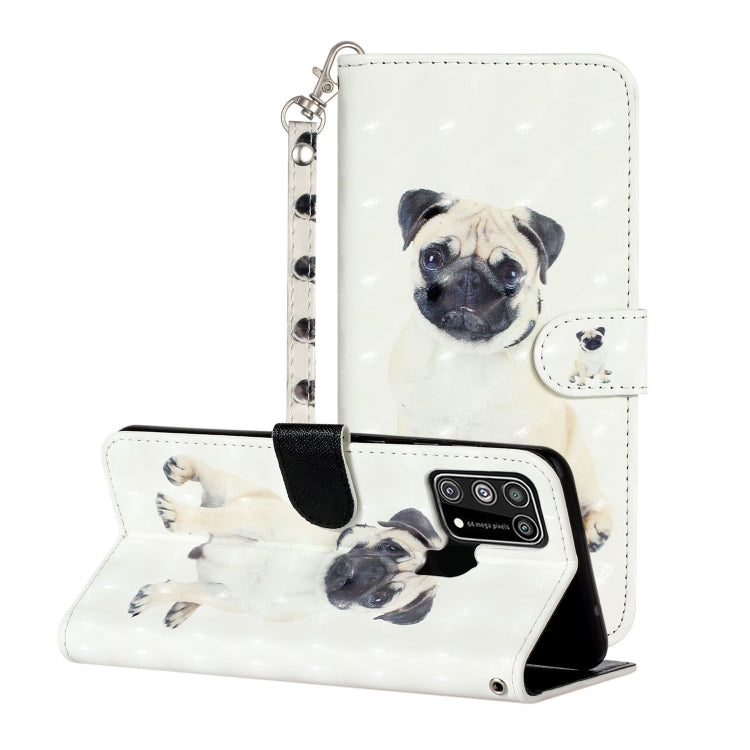 3D Pattern Horizontal Flip Leather Case with Holder & Card Slots & Wallet, For Samsung Galaxy A12, For Samsung Galaxy M31