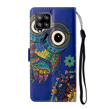 Load image into Gallery viewer, Oil Embossed Coloured Drawing Pattern Horizontal Flip PU Leather Case with Holder &amp; Card Slots &amp; Wallet, For Samsung Galaxy A42 5G, For Samsung Galaxy A52 5G / 4G, For Samsung Galaxy A72 5G / 4G, For Samsung Galaxy A32 5G