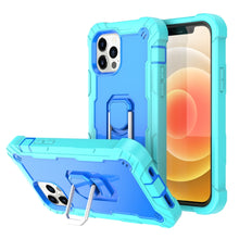 Load image into Gallery viewer, PC + Rubber 3-layers Shockproof Protective Case with Rotating Holder, For iPhone 12 Mini, For iPhone 12 / 12 Pro, For iPhone 12 Pro Max