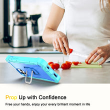 Load image into Gallery viewer, PC + Rubber 3-layers Shockproof Protective Case with Rotating Holder, For iPhone 12 Mini, For iPhone 12 / 12 Pro, For iPhone 12 Pro, For iPhone 12 Pro Max