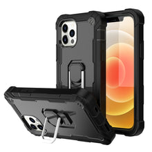 Load image into Gallery viewer, PC + Rubber 3-layers Shockproof Protective Case with Rotating Holder, For iPhone 12 Mini, For iPhone 12 / 12 Pro, For iPhone 12 Pro Max