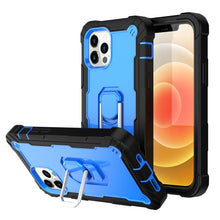 Load image into Gallery viewer, PC + Rubber 3-layers Shockproof Protective Case with Rotating Holder, For iPhone 12 Mini, For iPhone 12 / 12 Pro, For iPhone 12 Pro Max