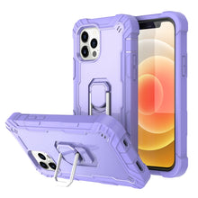 Load image into Gallery viewer, PC + Rubber 3-layers Shockproof Protective Case with Rotating Holder, For iPhone 12 Mini, For iPhone 12 / 12 Pro, For iPhone 12 Pro Max