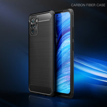 Load image into Gallery viewer, Brushed Texture Carbon Fiber TPU Case, For Xiaomi Redmi Note 10 4G