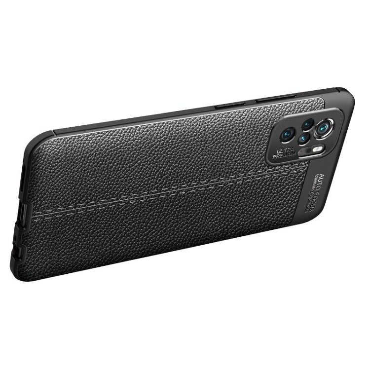 Litchi Texture TPU Shockproof Case, For Xiaomi Redmi Note 10 4G / Note 10S