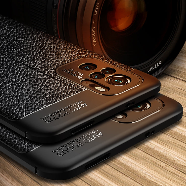 Litchi Texture TPU Shockproof Case, For Xiaomi Redmi Note 10 4G / Note 10S