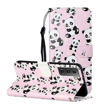 Load image into Gallery viewer, Oil Embossed Coloured Drawing Pattern Horizontal Flip PU Leather Case with Holder &amp; Card Slots &amp; Wallet &amp; Lanyard, For Samsung Galaxy S21 5G, For Samsung Galaxy S21+ 5G, For Samsung Galaxy S21 Ultra 5G