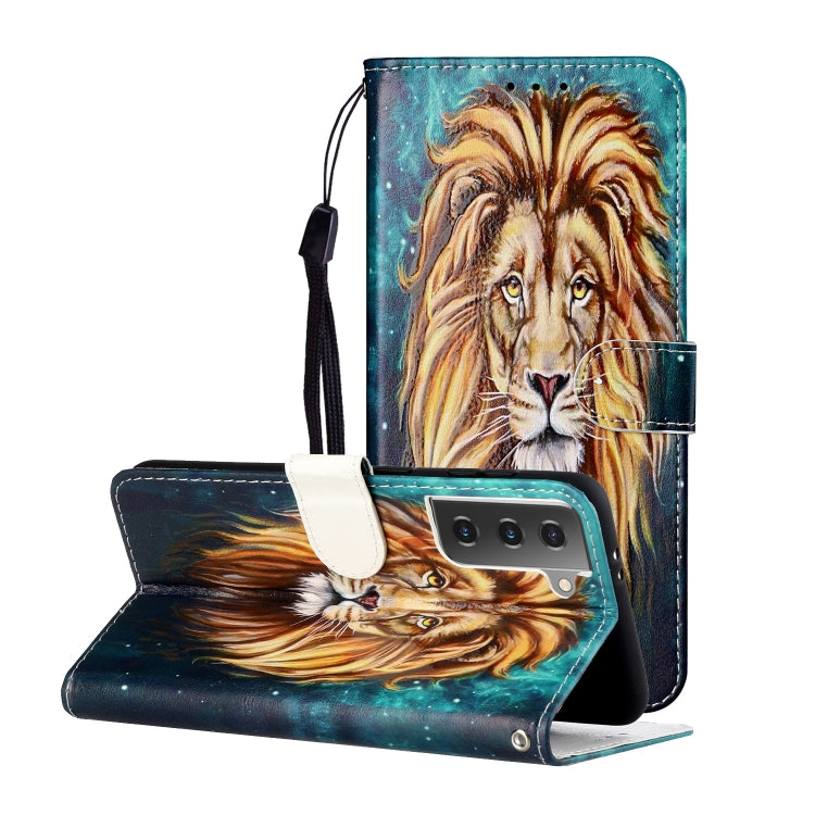 Oil Embossed Coloured Drawing Pattern Horizontal Flip PU Leather Case with Holder & Card Slots & Wallet & Lanyard, For Samsung Galaxy S21 5G, For Samsung Galaxy S21+ 5G, For Samsung Galaxy S21 Ultra 5G