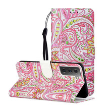 Load image into Gallery viewer, Oil Embossed Coloured Drawing Pattern Horizontal Flip PU Leather Case with Holder &amp; Card Slots &amp; Wallet &amp; Lanyard, For Samsung Galaxy S21 5G, For Samsung Galaxy S21+ 5G, For Samsung Galaxy S21 Ultra 5G