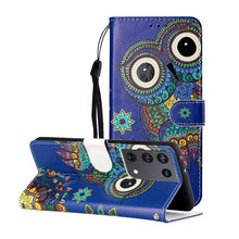 Load image into Gallery viewer, Oil Embossed Coloured Drawing Pattern Horizontal Flip PU Leather Case with Holder &amp; Card Slots &amp; Wallet &amp; Lanyard, For Samsung Galaxy S21 5G, For Samsung Galaxy S21+ 5G, For Samsung Galaxy S21 Ultra 5G