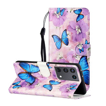 Load image into Gallery viewer, Oil Embossed Coloured Drawing Pattern Horizontal Flip PU Leather Case with Holder &amp; Card Slots &amp; Wallet &amp; Lanyard, For Samsung Galaxy S21 5G, For Samsung Galaxy S21+ 5G, For Samsung Galaxy S21 Ultra 5G