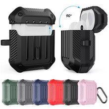 Load image into Gallery viewer, Wireless Earphones Shockproof Carbon Fiber Luggage TPU Protective Case, For AirPods 1/2, For AirPods Pro