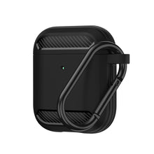 Load image into Gallery viewer, Wireless Earphones Shockproof Carbon Fiber Armor TPU Protective Case, For AirPods 1/2, For AirPods Pro