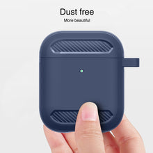 Load image into Gallery viewer, Wireless Earphones Shockproof Carbon Fiber Armor TPU Protective Case, For AirPods 1/2, For AirPods Pro