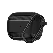 Load image into Gallery viewer, Wireless Earphones Shockproof Carbon Fiber Armor TPU Protective Case, For AirPods 1/2, For AirPods Pro