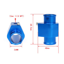 Load image into Gallery viewer, Car Water Temperature Meter Temperature Gauge Joint Pipe Radiator Sensor Adaptor Clamps, 26mm, 28mm, 30mm, 32mm, 34mm, 36mm, 38mm, 40mm