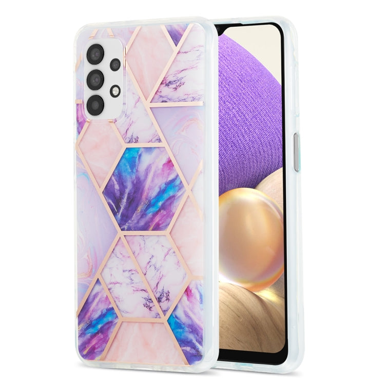 3D Electroplating Marble Pattern TPU Protective Case, For Xiaomi Poco M3 / Note 9 4G / Redmi 9 Power, For Samsung Galaxy A12, For Samsung Galaxy A32 5G, For Samsung Galaxy A52 5G / 4G, For Samsung Galaxy A72 5G / 4G, For Samsung Galaxy A52 5G / 4GG