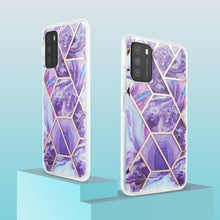 Load image into Gallery viewer, 3D Electroplating Marble Pattern TPU Protective Case, For Xiaomi Poco M3 / Note 9 4G / Redmi 9 Power, For Samsung Galaxy A12, For Samsung Galaxy A32 5G, For Samsung Galaxy A52 5G / 4G, For Samsung Galaxy A72 5G / 4G, For Samsung Galaxy A52 5G / 4GG
