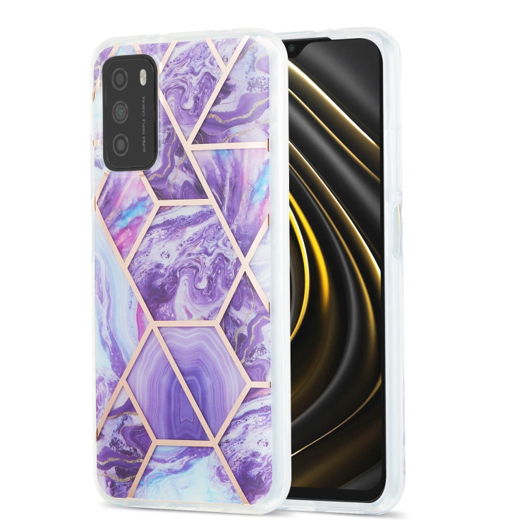 3D Electroplating Marble Pattern TPU Protective Case, For Xiaomi Poco M3 / Note 9 4G / Redmi 9 Power, For Samsung Galaxy A12, For Samsung Galaxy A32 5G, For Samsung Galaxy A52 5G / 4G, For Samsung Galaxy A72 5G / 4G, For Samsung Galaxy A52 5G / 4GG