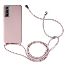 Load image into Gallery viewer, Candy Colors TPU Protective Case with Lanyard, For Samsung Galaxy S21+ 5G, For Samsung Galaxy S21 5G, For Samsung Galaxy S21 Ultra 5G